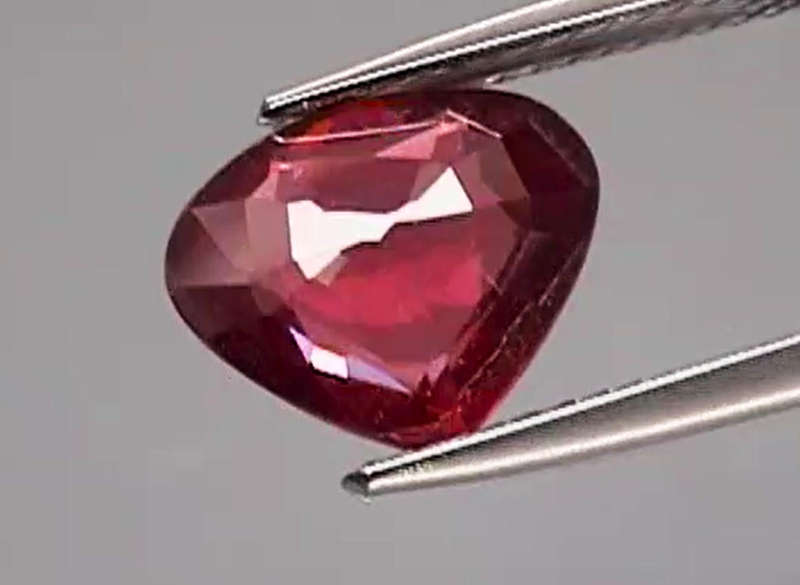 2.62Ct. Cherry Pink Rhodolite Garnet Loose Gem  Ravishing Color! Natural