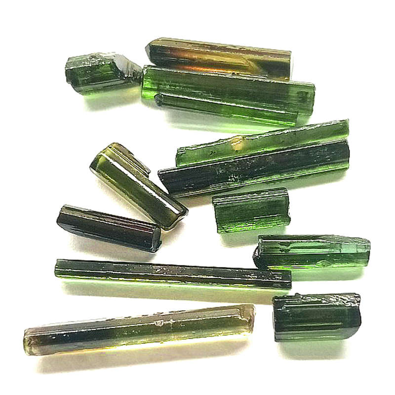 14.85Ct.  Tourmaline Green Color Rough Unheated Mine Nigeria Natural Gemstone