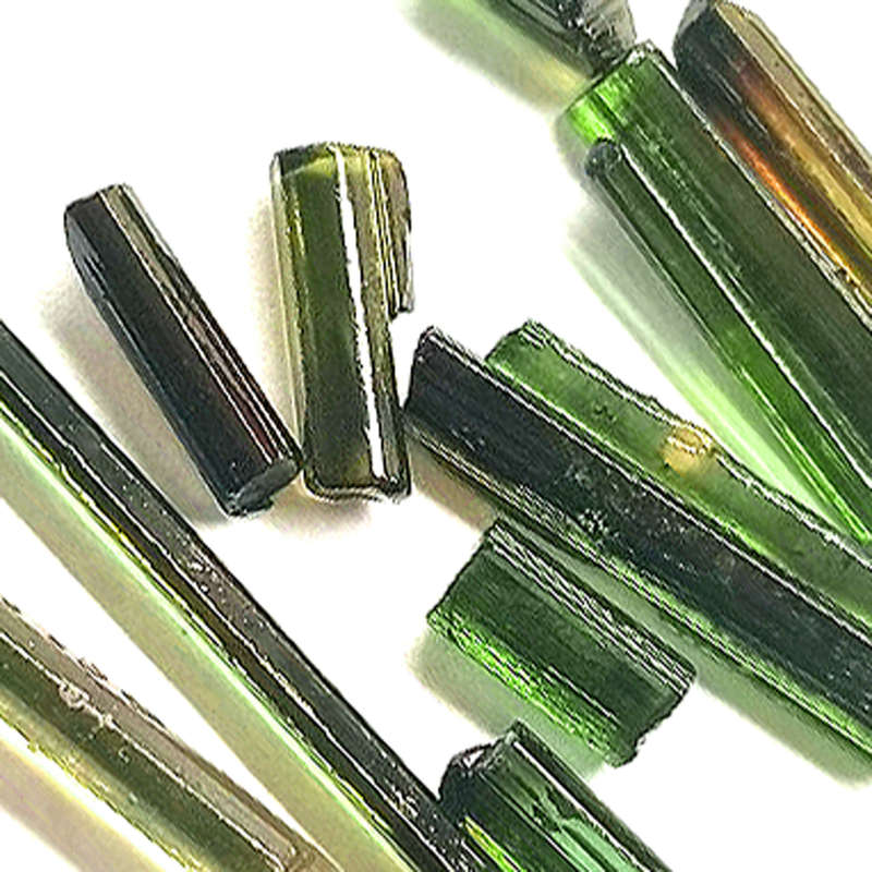 14.85Ct.  Tourmaline Green Color Rough Unheated Mine Nigeria Natural Gemstone