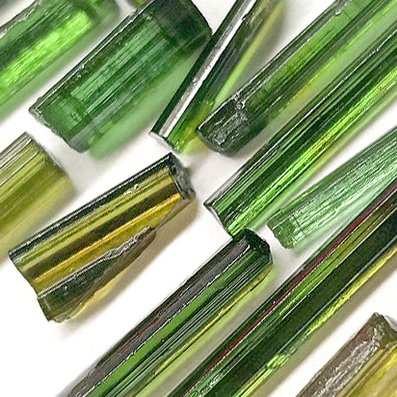 15.20Ct.  Tourmaline Green Color Rough Unheated Mine Nigeria Natural Gemstone