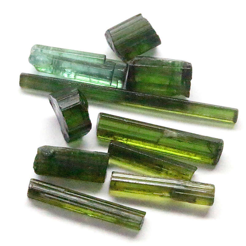 12.75Ct.  Tourmaline Green Color Rough Unheated Mine Nigeria Natural Gemstone