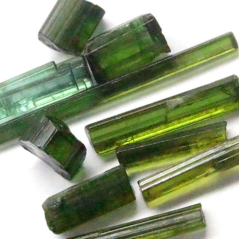 12.75Ct.  Tourmaline Green Color Rough Unheated Mine Nigeria Natural Gemstone