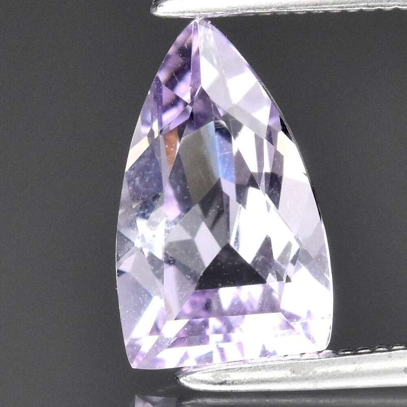 1.41ct Purple Amethyst  Trillion VS 10x6mm  Natural Unheated Gemstone, Brazil
