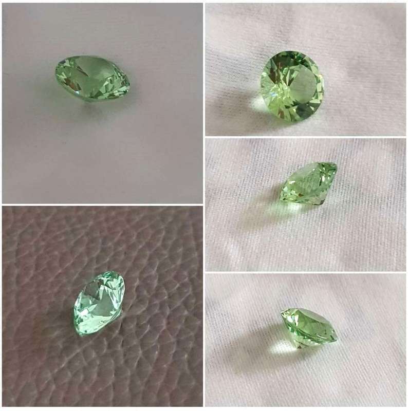 2.14Ct. Merelani Mint Green Grosular Garnet  Tanzanian precision cut Gemstone Natural