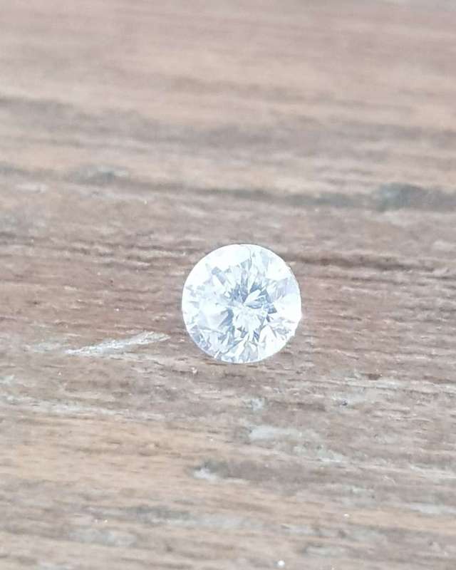 0.32Cts Diamond**Certified**  F/SI1 Natural Loose White Natural