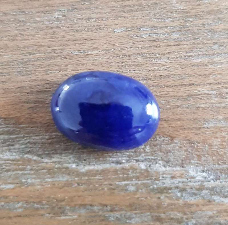 8.79Ct.  Sapphire Cornflower Blue Oval Cabochon Mozambique Gem Splendid Natural