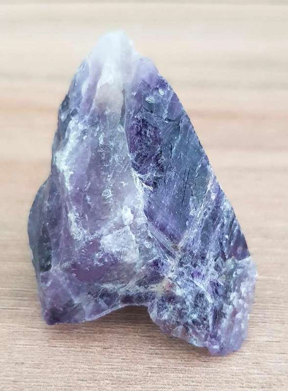 109Ct.  Amethyst Rough Purple  Natural Brazil