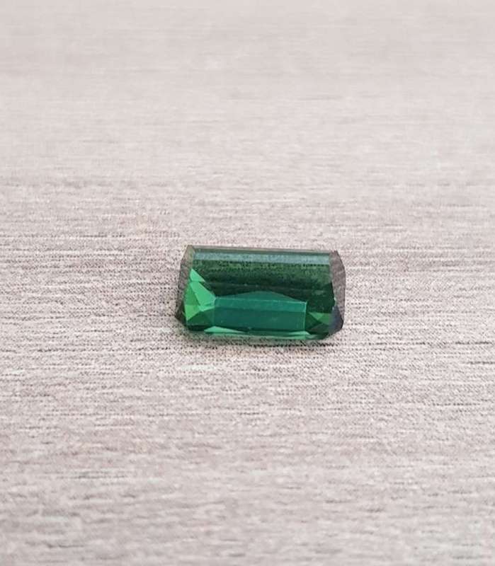 1.95Ct.Bluish Green Tourmaline Mozambique Perfect Shape Ravishing Color! Natural