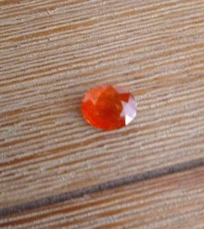 6.04Ct Mandarin Orange Spessartite Garnet.Best Color! Natural Fire Namibian