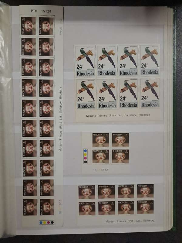 Rhodesia - Control Blocks - Reduced price