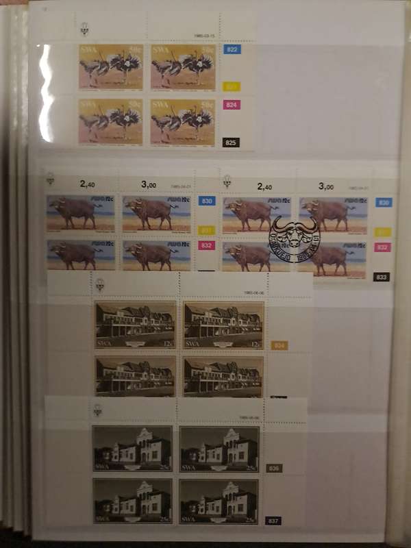 South West Africa - Control Blocks - Between no 407-553