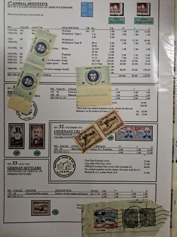 Union Collection : 1952 - 1961 - Reduced price