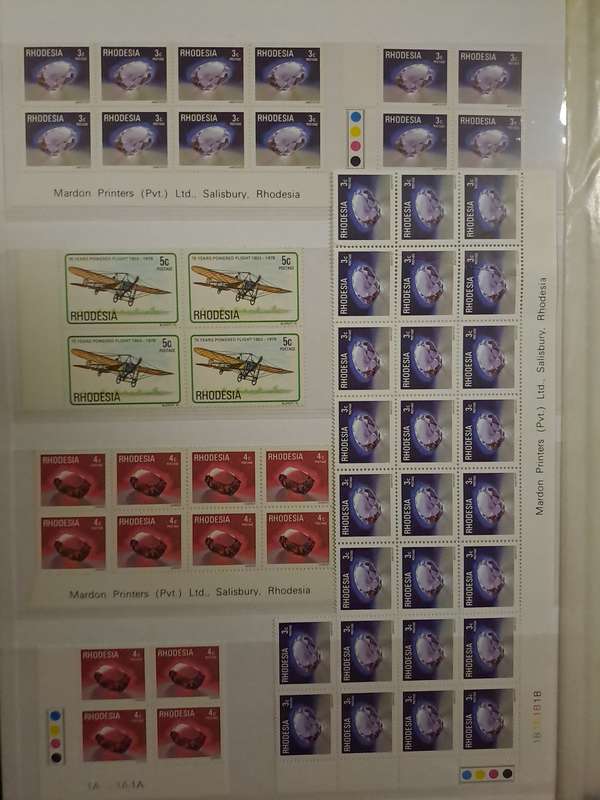 Rhodesia - Control Blocks - Reduced price