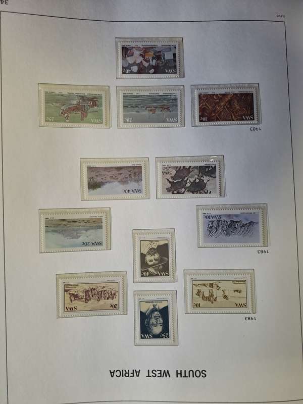 South West Africa - Complete sets - No 304-553