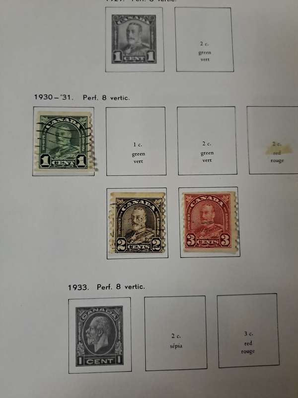 Canada Pre-printed album - Reduced price