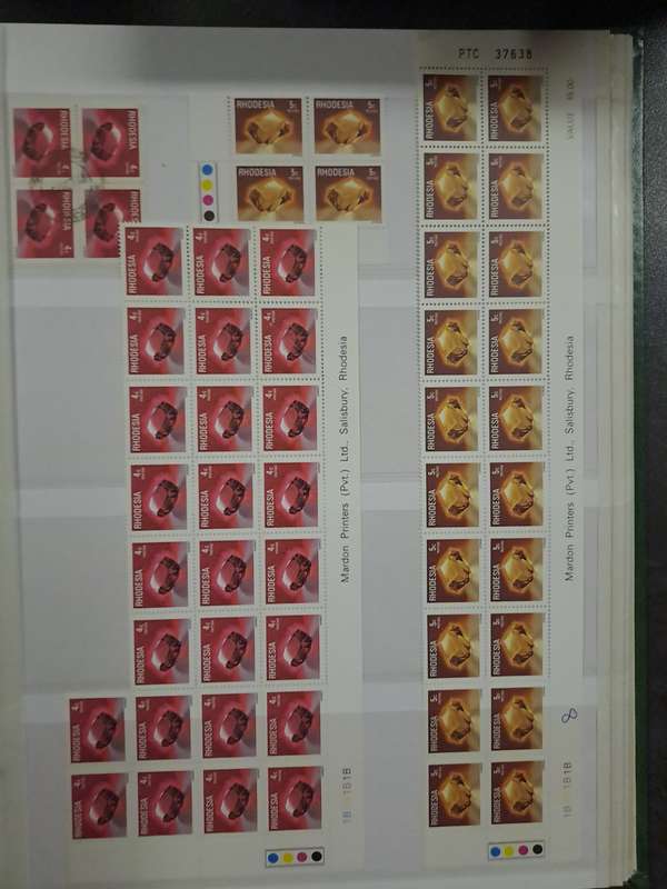 Rhodesia - Control Blocks - Reduced price