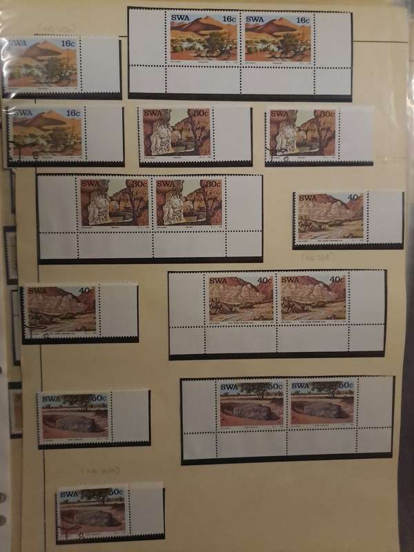 South West Africa - Between no 490 - 553