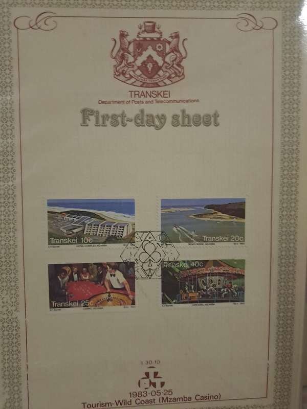 Transkei - FDC and First day sheets
