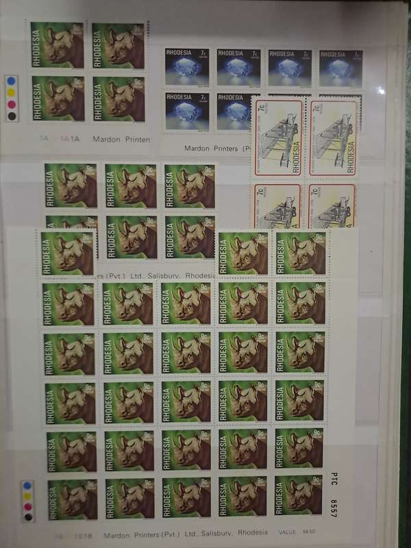 Rhodesia - Control Blocks - Reduced price