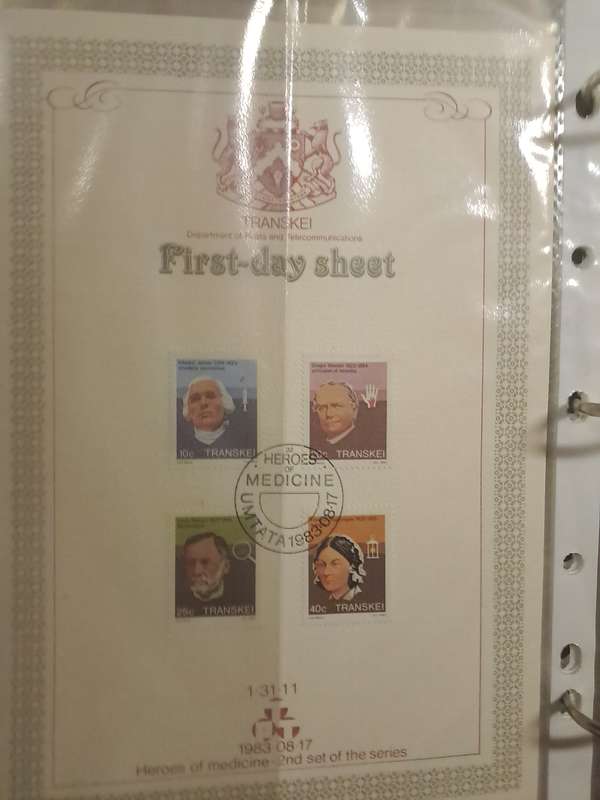 Transkei - FDC and First day sheets