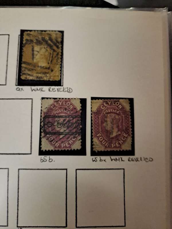 Ceylon - 254 stamps - Reduced price