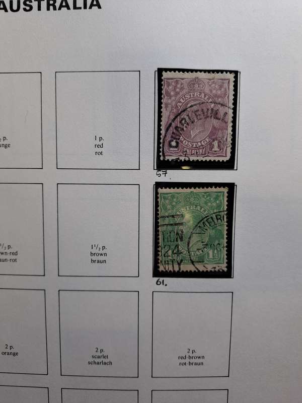 Australia preprinted album - Final Reduced price
