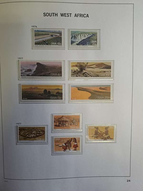 South West Africa - Complete sets - No 304-553