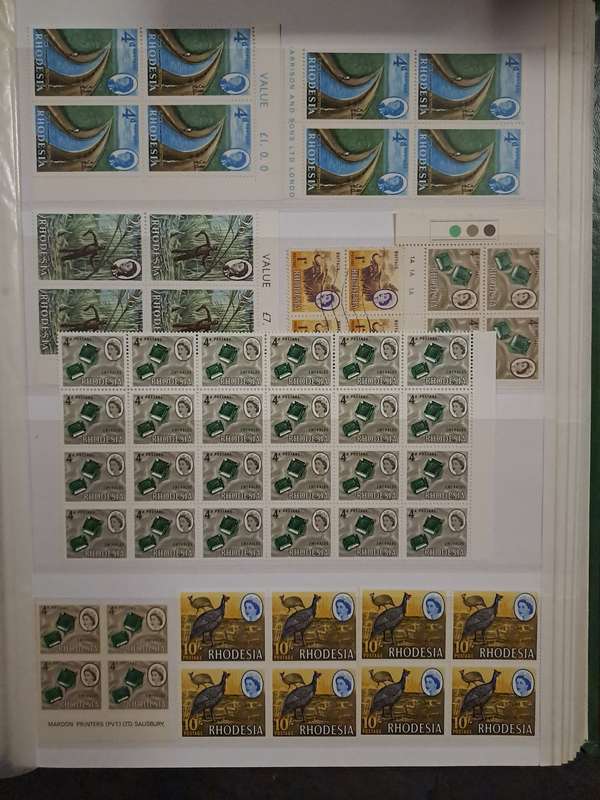 Rhodesia - Control Blocks - Reduced price