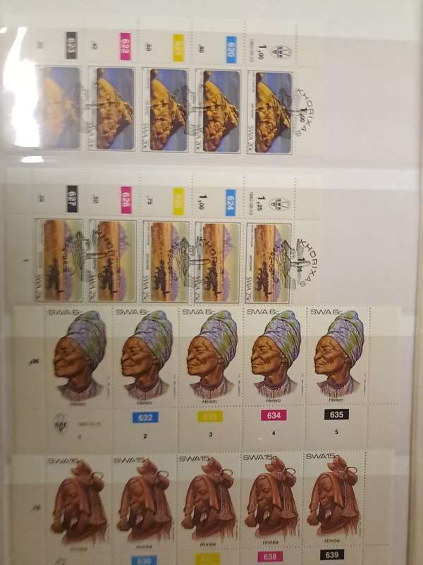 South West Africa - Control Blocks - Between no 407-553