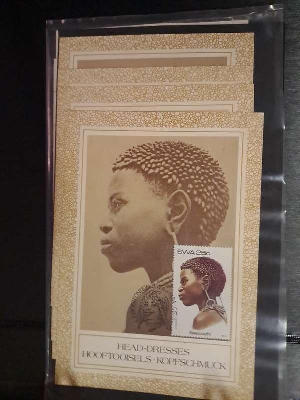 SWA + Namibia - FDC and date stamp cards
