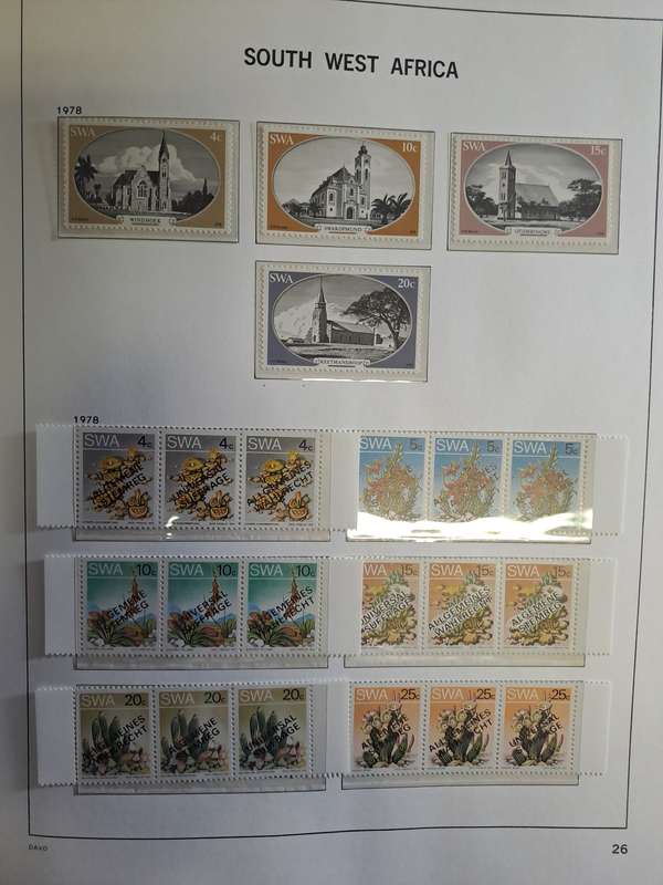 South West Africa - Complete sets - No 304-553