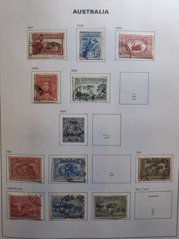 Australia preprinted album - Final Reduced price