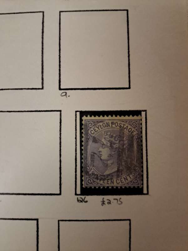 Ceylon - 254 stamps - Reduced price