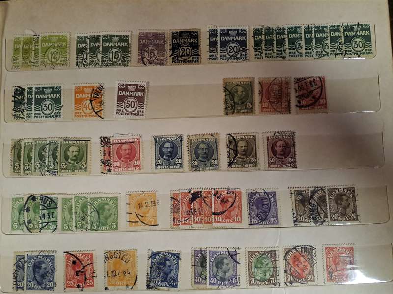 Scandanavia starter lot with catalogue - final reduced price