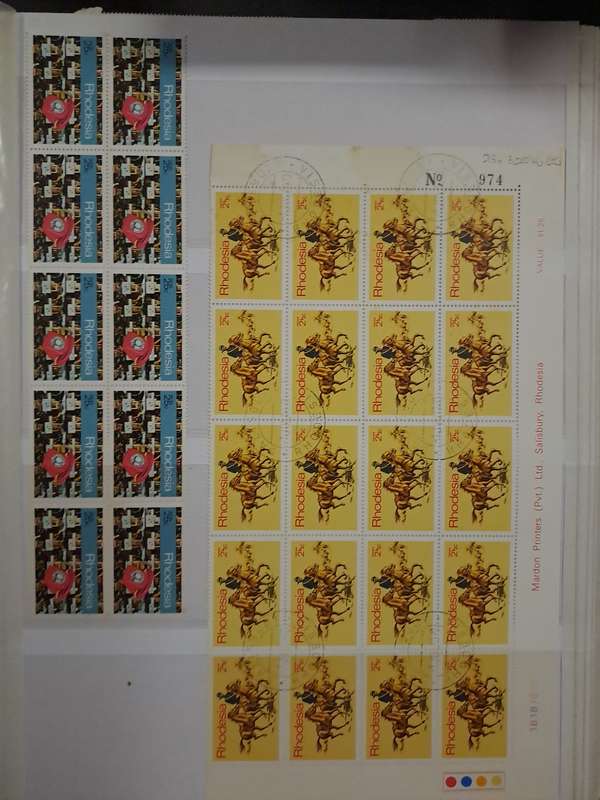 Rhodesia - Control Blocks - Reduced price