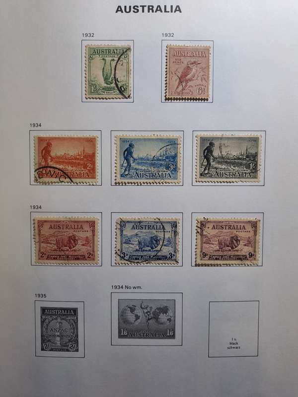 Australia preprinted album - Final Reduced price