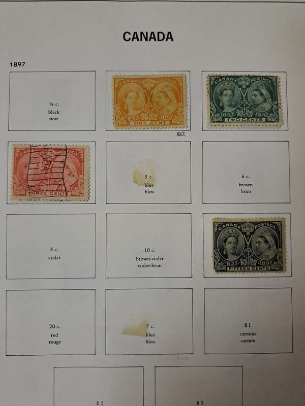 Canada Pre-printed album - Reduced price