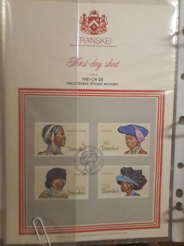 Transkei - FDC and First day sheets