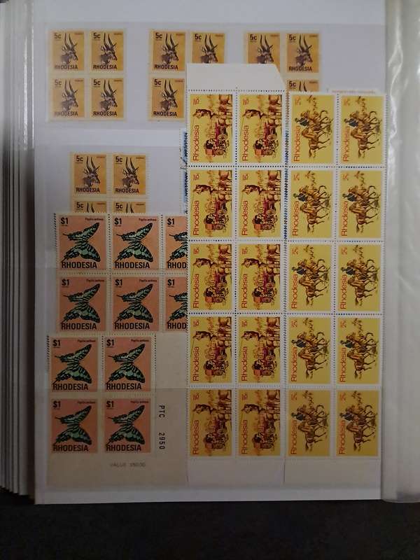 Rhodesia - Control Blocks - Reduced price
