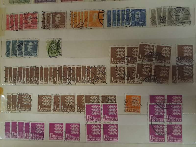 Scandanavia starter lot with catalogue - final reduced price