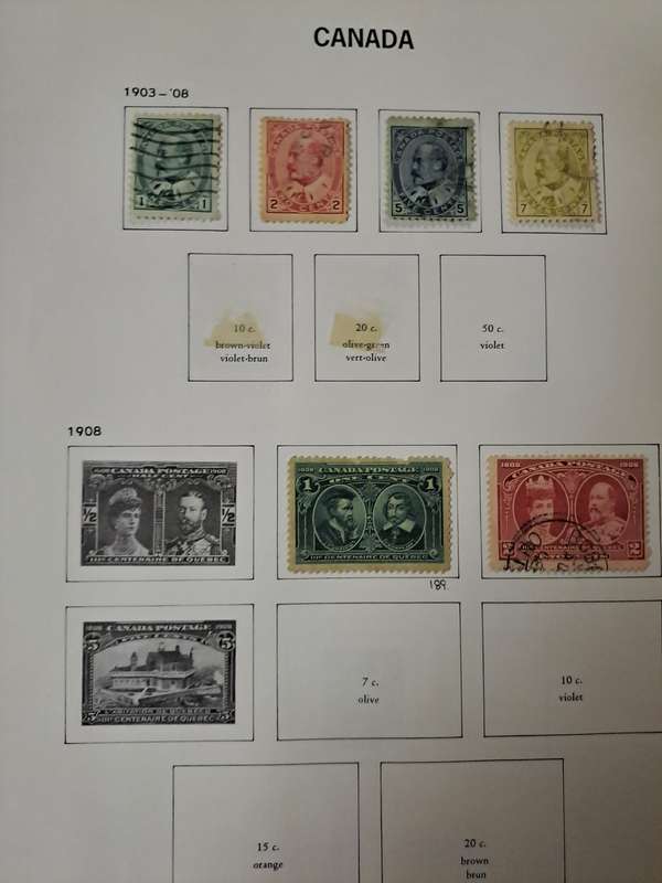 Canada Pre-printed album - Reduced price