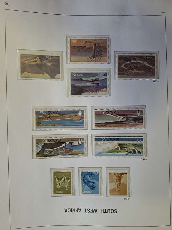 South West Africa - Complete sets - No 304-553