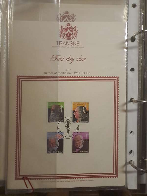 Transkei - FDC and First day sheets