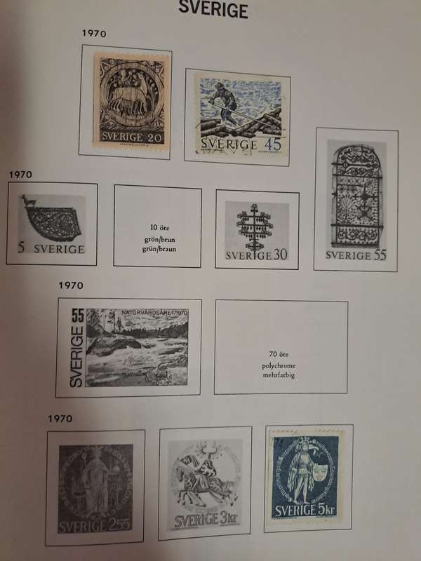 Sweden pre-printed + Catalogue