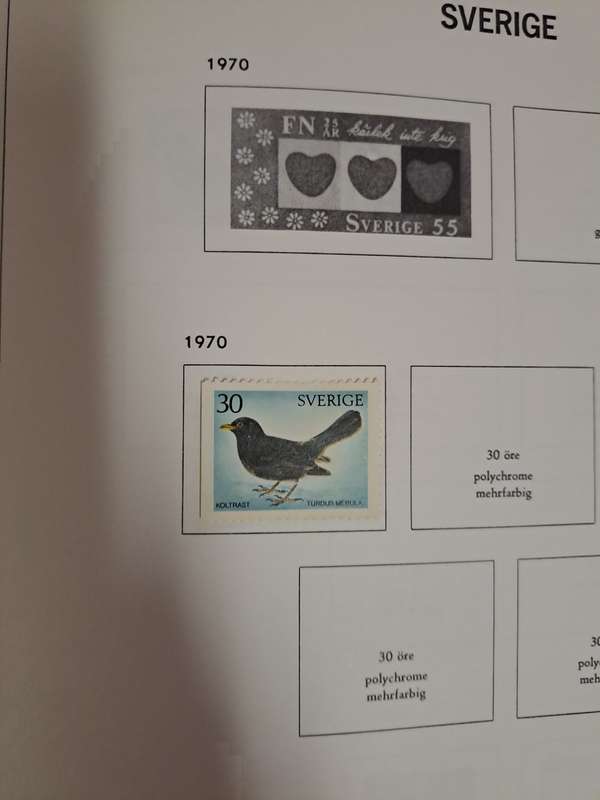 Sweden pre-printed + Catalogue