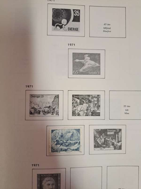 Sweden pre-printed + Catalogue