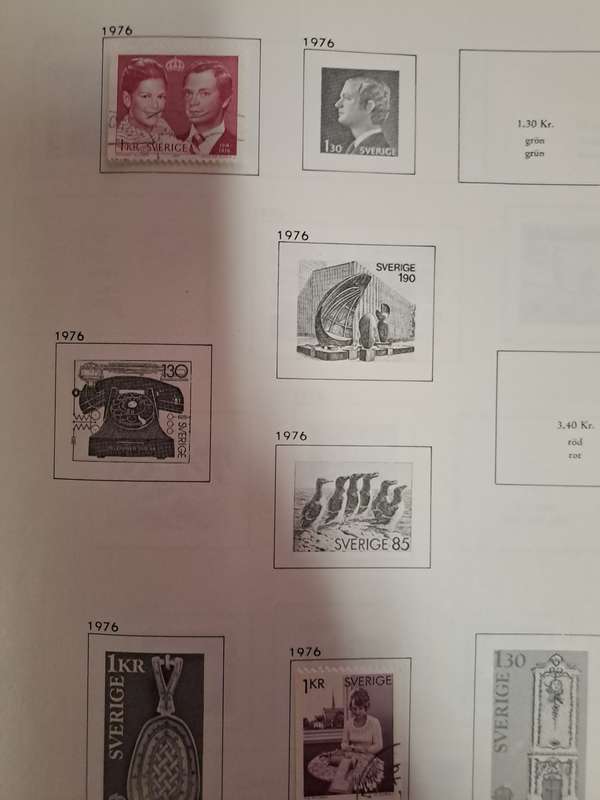 Sweden pre-printed + Catalogue