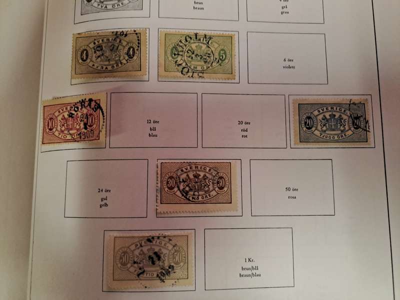 Sweden pre-printed + Catalogue