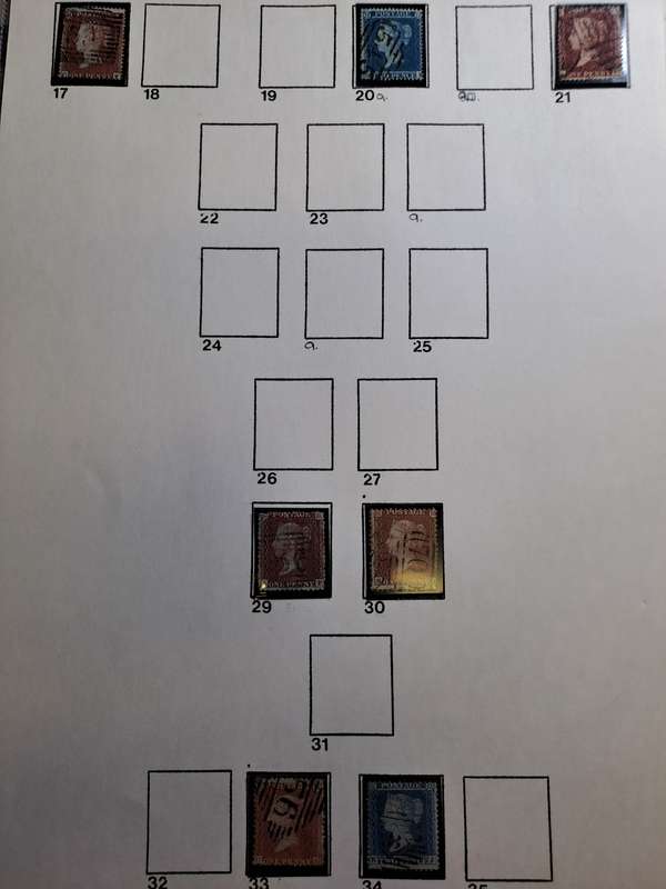 Queen Victoria - 7 Stamps (17-34) - Reduced price
