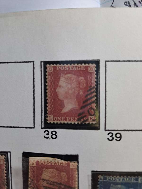 18 Queen Victoria stamps (No 38-60) - Reduced price